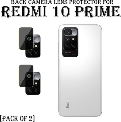 EJZATI Back Camera Lens Glass Protector for REDMI 10 PRIME(Pack of: 2)