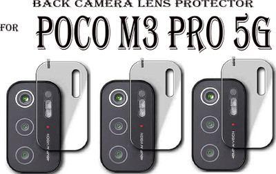 EJZATI Back Camera Lens Glass Protector for POCO M3 PRO 5G(Pack of: 3)