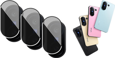 DAFFIN Back Camera Lens Glass Protector for VIVO X200FE(Pack of: 3)