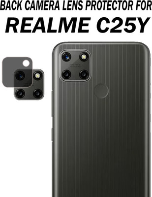 ejzatex Back Camera Lens Glass Protector for REALME C25Y(Pack of: 1)