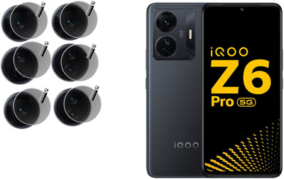 HIDEOUS Back Camera Lens Glass Protector for iQOO Z6 Pro 5G(Pack of: 3)