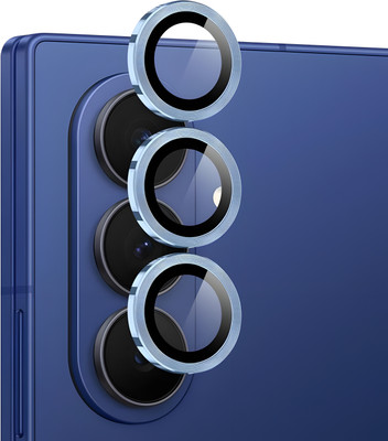 CASELIA Back Camera Lens Ring Guard Protector for Samsung Galaxy Z Fold 7 5G, Fold 7 Individual Metal Ring Tempered Glass Lens Cover(Pack of: 3)