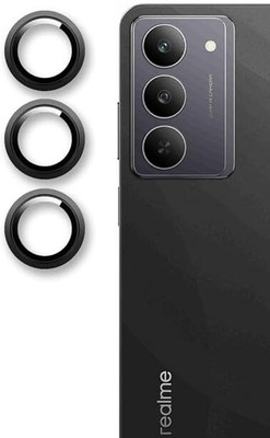 KHR Back Camera Lens Ring Guard Protector, Camera Lens Glass Protector for Realme 14X 5G Alloy Ring, Edge to Edge Coverage and Easy Installation(Pack of: 4)