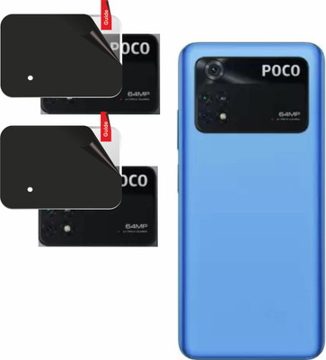 JSGROWITTECH Back Camera Lens Glass Protector for Poco M4 Pro 4G(Pack of: 2)