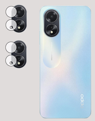 EJZATEX Back Camera Lens Glass Protector for OPPO A18, BACK CAMERA LENS PROTECTOR(Pack of: 2)