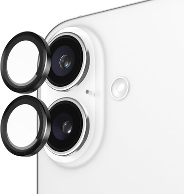 SCRENZO Back Camera Lens Ring Guard Protector for iPhone 16/ iPhone 16 Plus, AR+AF Camera Ring For iPhone 16/ 16 Plus(Pack of: 1)