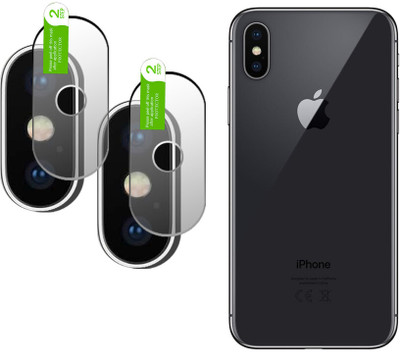 DAFFIN Back Camera Lens Glass Protector for iphone x(Pack of: 2)
