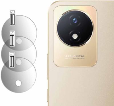 YCHROZE Back Camera Lens Glass Protector for Vivo Y02t(Pack of: 3)