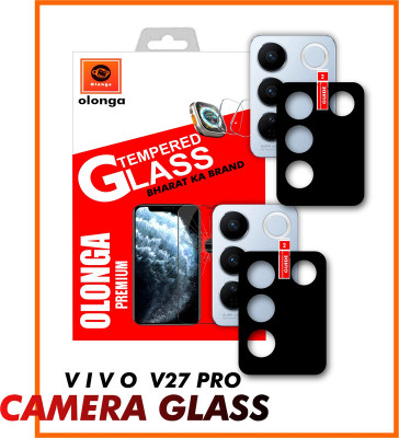OLONGA Back Camera Lens Glass Protector for VIVO V27 PRO 5G, VIVO V27 PRO SERIES 5G(Pack of: 2)