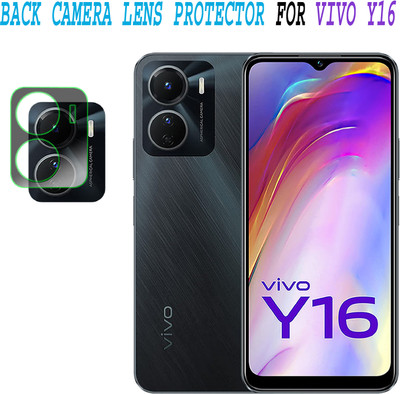 ejzatex Back Camera Lens Glass Protector for VIVO Y16(Pack of: 1)