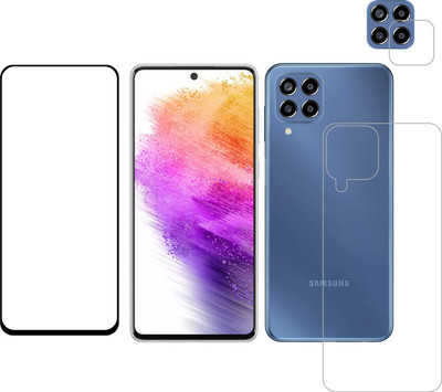Ten To 11 Front & Back Camera Lens Glass Protector for Samsung Galaxy M53 5G, Front and Back Tempered Glass for Samsung Galaxy M53 5G(Pack of: 3)