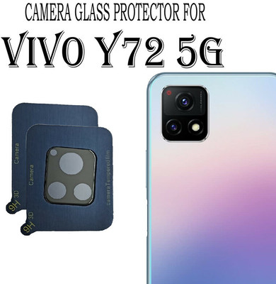 HIRDESH Back Camera Lens Glass Protector for Vivo Y72 5G(Pack of: 2)