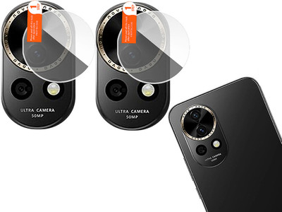 DAFFIN Back Camera Lens Glass Protector for Huawei nova 12(Pack of: 2)