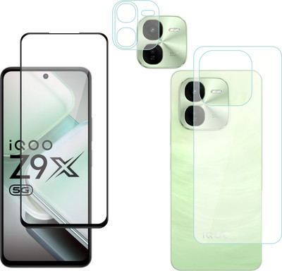 Vatsin Front & Back Camera Lens Glass Protector for iQOO Z9X 5G, Front and Back Tempered Glass Combo for iQOO Z9X 5G(Pack of: 2)