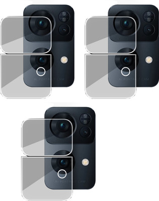 HIRDESH Back Camera Lens Glass Protector for OPPO Reno7 Pro 5G(Pack of: 3)