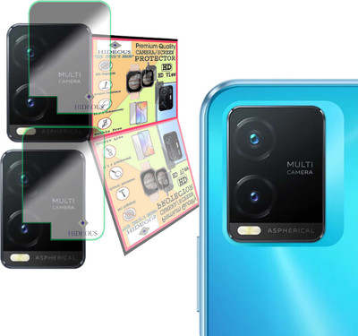 HIDEOUS Back Camera Lens Glass Protector for Vivo T1x.(Pack of: 2)