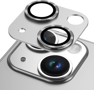 Mobilive Back Camera Lens Ring Guard Protector for iPhone 13 Edge to Edge Metal Protection, HD Clear, 9H Hardness(Pack of: 1)