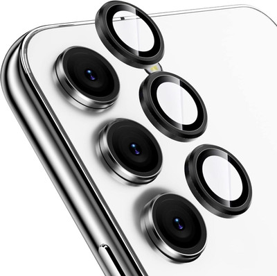ankSONline Back Camera Lens Ring Guard Protector for Samsung Galaxy S24, S23, S23 Plus, S23 FE, 9H Tempered Glass Camera Cover Metal(Pack of: 1)
