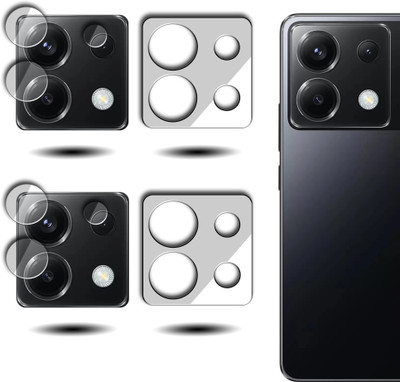 Mobtek Back Camera Lens Glass Protector for POCO X6 5G(Pack of: 2)