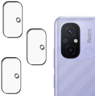 tombik Back Camera Lens Glass Protector for CV77-Redmi 12C -P-3(Pack of: 3)