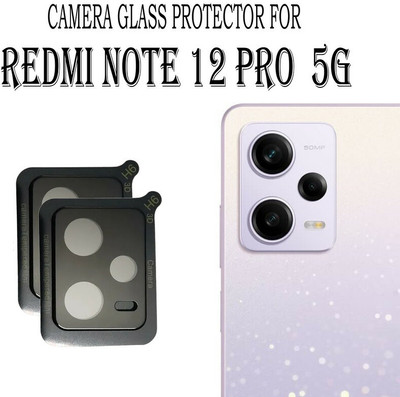 HIRDESH Back Camera Lens Glass Protector for REDMI Note 12 Pro 5G(Pack of: 2)