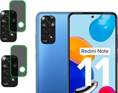 EJZATI Back Camera Lens Glass Protector for REDMI NOTE 11(Pack of: 2)