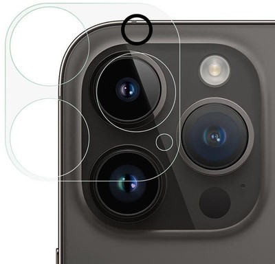 EJZATEX Back Camera Lens Glass Protector for iPHONE 15 PRO/PRO MAX, BACK CAMERA LENS PROTECTOR(Pack of: 1)