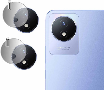 SCREENPROTECTOR Back Camera Lens Glass Protector for Vivo Y02 MOBILE CAMERA(Pack of: 2)