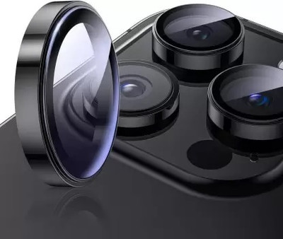 VOSKI Back Camera Lens Ring Guard Protector, Camera Lens Glass Protector for iPhone 15 Pro Anti Scratch Camera Lens Protector Metal Ring, iPhone 15 Pro max(Pack of: 1)