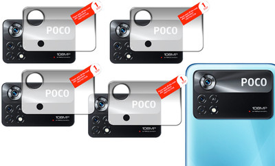 DAFFIN Back Camera Lens Glass Protector for POCO X4 Pro 5G(Pack of: 4)