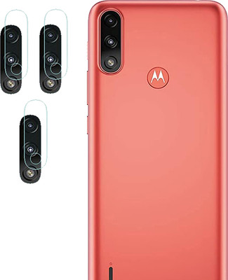 ejzatex Back Camera Lens Glass Protector for Motorola Moto E7 Power(Pack of: 3)