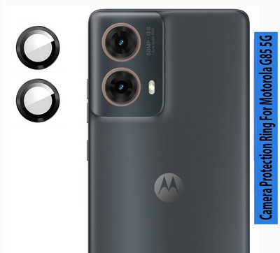 DC DEAL CLUES Back Camera Lens Ring Guard Protector for Motorola G85 5G [Metal Alloy Camera Ring with 9H Glass] Set of 1(Pack of: 2)