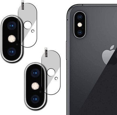 SHAKU Back Camera Lens Glass Protector for iphone X(Pack of: 2)