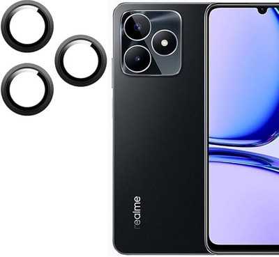 KHR Back Camera Lens Ring Guard Protector for Realme C53 Alloy Ring, Edge to Edge Coverage and Easy Installation(Pack of: 1)