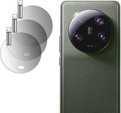 DOUMOF Back Camera Lens Glass Protector for Xiaomi 13 Ultra BACK CAMERA(Pack of: 3)