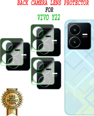 ejzatex Back Camera Lens Glass Protector for VIVO Y22(Pack of: 3)