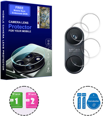 SOMTONE Back Camera Lens Glass Protector for Realme 9i 4G (FREE 1 MOBILE EMBOSSED SKIN) CAMERA LENS PROTECTOR(Pack of: 2)