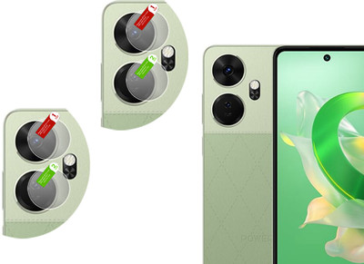HIDEOUS Back Camera Lens Glass Protector for itel p55 plus(Pack of: 2)