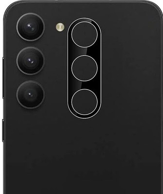 YAFILO Back Camera Lens Glass Protector for Samsung Galaxy S23 Plus Anti-Scratch Glass [Easy Installation] Black(Pack of: 1)