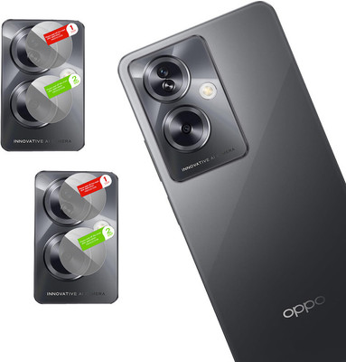 HIDEOUS Back Camera Lens Glass Protector for Oppo A2(Pack of: 2)