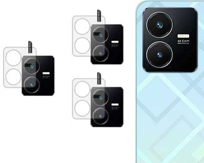 LIGHTWINGS Back Camera Lens Glass Protector for Vivo Y22(Pack of: 3)