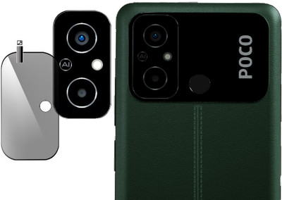 DAFFIN Back Camera Lens Glass Protector for POCO C55(Pack of: 1)