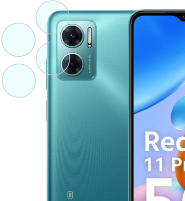 MOKPLZ Back Camera Lens Glass Protector for Redmi 11 Prime 5G(Pack of: 2)