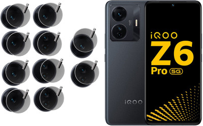 Hideous Back Camera Lens Glass Protector for iQOO Z6 Pro 5G(Pack of: 5)