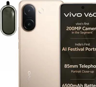 VALKAR Back Camera Lens Glass Protector for VIVO V60e, (Ring), vivo V60e(Pack of: 1)