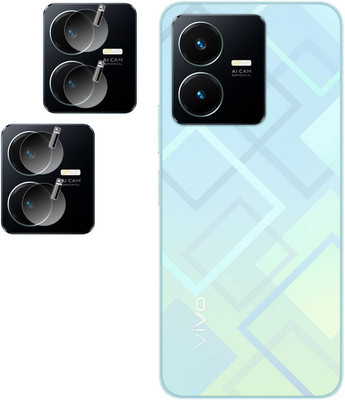 Hideous Back Camera Lens Glass Protector for Vivo Y22(Pack of: 2)