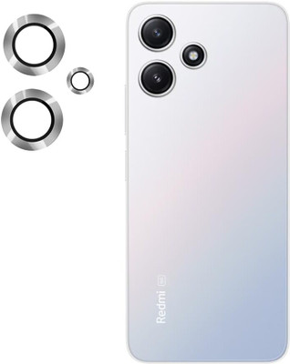 KHR Back Camera Lens Ring Guard Protector for Redmi 12 5G , HQ 9H Camera Glass Metal Ring Protector(Pack of: 1)