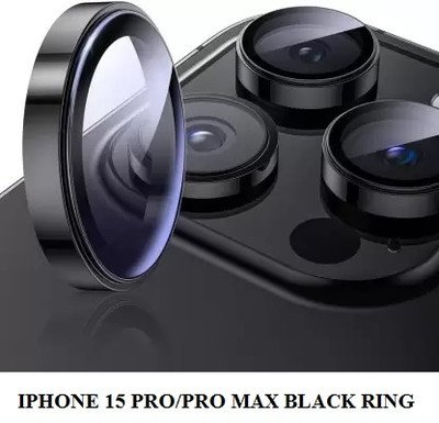 VOSKI Back Camera Lens Ring Guard Protector for apple iPhone 15 Pro Edge to Edge Anti FingerPrint Ring, IPhone 14 Pro max(Pack of: 3)
