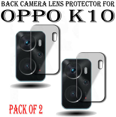 DAFFIN Back Camera Lens Glass Protector for OPPO K10(Pack of: 2)