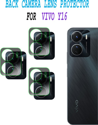 EJZATEX Back Camera Lens Glass Protector for VIVO Y16(Pack of: 3)